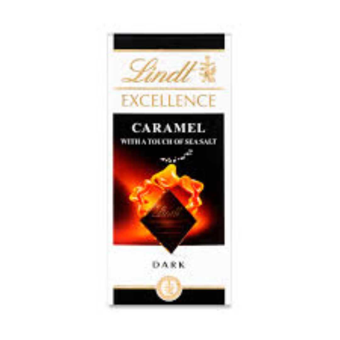 LINDT EXCELLENCE DARK CARAMEL SALT 100G